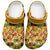 African Kente Pattern Clogs Shoes Emaa Da - Wonder Print Shop