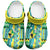 African Kente Pattern Clogs Shoes Nkyinkyin - Wonder Print Shop