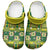 African Kente Pattern Clogs Shoes Sika Fre Mogya - Wonder Print Shop