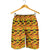African Kente Pattern Shorts for Men Emaa Da - Wonder Print Shop