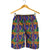 African Kente Pattern Shorts for Men Fathia Fata Nkrumah - Wonder Print Shop