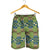 African Kente Pattern Shorts for Men Obaakofo Mmu Man - Wonder Print Shop