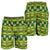 African Kente Pattern Shorts for Men Sika Fre Mogya - Wonder Print Shop