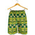 African Kente Pattern Shorts for Men Sika Fre Mogya - Wonder Print Shop