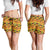 African Kente Pattern Shorts for Women Emaa Da - Wonder Print Shop