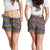 African Kente Pattern Shorts for Women Fathia Fata Nkrumah - Wonder Print Shop