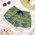 African Kente Pattern Shorts for Women Obaakofo Mmu Man - Wonder Print Shop