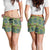 African Kente Pattern Shorts for Women Obaakofo Mmu Man - Wonder Print Shop