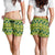 African Kente Pattern Shorts for Women Sika Fre Mogya - Wonder Print Shop