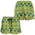 African Kente Pattern Shorts for Women Sika Fre Mogya - Wonder Print Shop