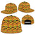 African Kente Pattern Snapback Cap Emaa Da - Wonder Print Shop