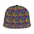 African Kente Pattern Snapback Cap Fathia Fata Nkrumah - Wonder Print Shop
