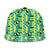 African Kente Pattern Snapback Cap Nkyinkyin - Wonder Print Shop