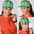 African Kente Pattern Snapback Cap Nkyinkyin - Wonder Print Shop