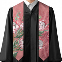 African King Proteas Dashiki Motif Graduation Stole Peach Style