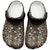 African Leopard Skin Pattern Clogs Shoes - Wonder Print Shop