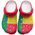 African Proud Benin Flag Clogs Shoes - Wonder Print Shop