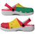 African Proud Benin Flag Clogs Shoes - Wonder Print Shop