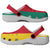 African Proud Cameroon Flag Clogs Shoes - Wonder Print Shop