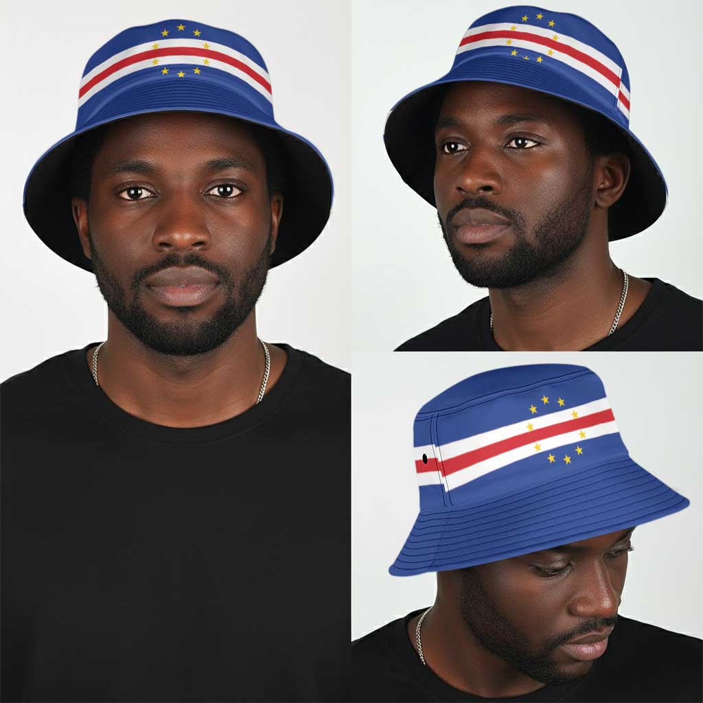 African Proud Cape Verde Flag Bucket Hat