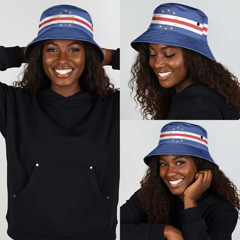 African Proud Cape Verde Flag Bucket Hat
