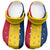 African Proud Chad Flag Clogs Shoes - Wonder Print Shop
