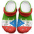 African Proud Equatorial Guinea Flag Clogs Shoes - Wonder Print Shop