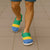 African Proud Gabon Flag Clogs Shoes - Wonder Print Shop