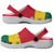 African Proud Ghana Flag Clogs Shoes - Wonder Print Shop