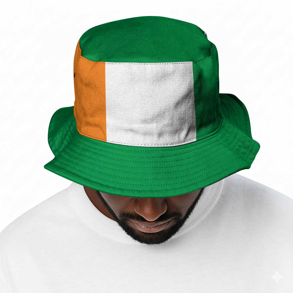 African Proud Ivory Coast Flag Bucket Hat