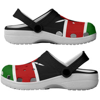 African Proud Kenya Flag Clogs Shoes - Wonder Print Shop