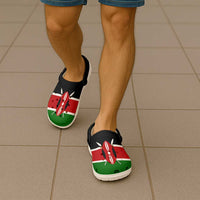 African Proud Kenya Flag Clogs Shoes - Wonder Print Shop