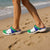 African Proud Lesotho Flag Clogs Shoes - Wonder Print Shop