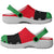 African Proud Libya Flag Clogs Shoes - Wonder Print Shop