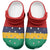 African Proud Mauritius Flag Clogs Shoes - Wonder Print Shop