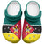 African Proud Mozambique Flag Clogs Shoes - Wonder Print Shop