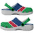 African Proud Namibia Flag Clogs Shoes - Wonder Print Shop