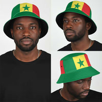 African Proud Senegal Flag Bucket Hat