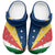 African Proud Seychelles Flag Clogs Shoes - Wonder Print Shop
