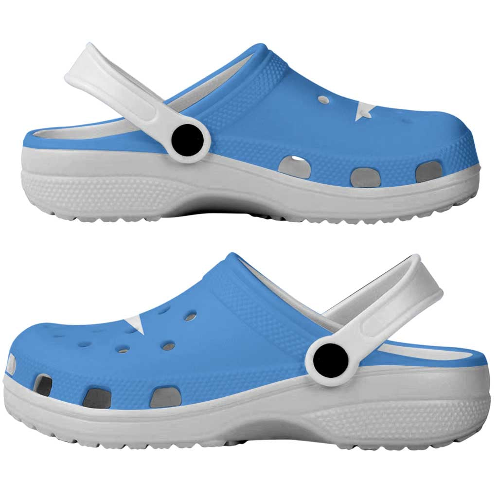 African Proud Somalia Flag Clogs Shoes - Wonder Print Shop