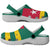 African Proud Togo Flag Clogs Shoes - Wonder Print Shop