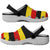African Proud Uganda Flag Clogs Shoes - Wonder Print Shop