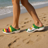 African Proud Zimbabwe Flag Clogs Shoes - Wonder Print Shop