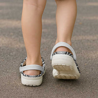 African Snake Skin Pattern Clogs Shoes - Wonder Print Shop