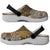 African Tribal Pattern With Wild Animal Skins Clogs Shoes - Wonder Print Shop