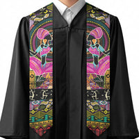 African Women Ethnic Motifs Graduation Stole