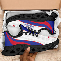 Afro Haiti 2026 Football Clunky Sneakers Les Grenadiers Veve Vodou White Curve Stylized - Wonder Print Shop