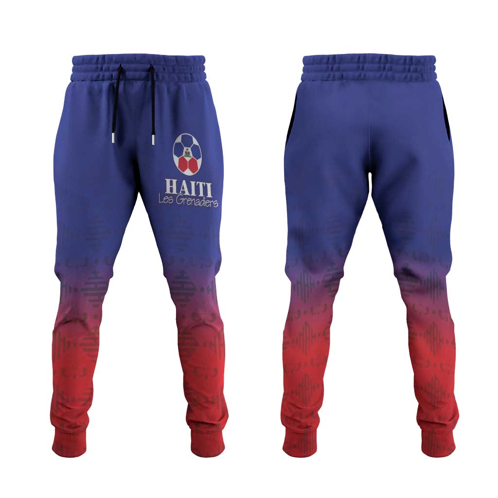 Afro Haiti Football Jogger Pants Sporty Style - Wonder Print Shop