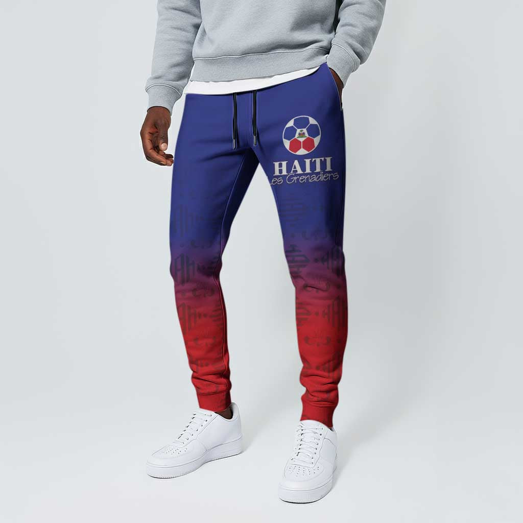 Afro Haiti Football Jogger Pants Sporty Style - Wonder Print Shop