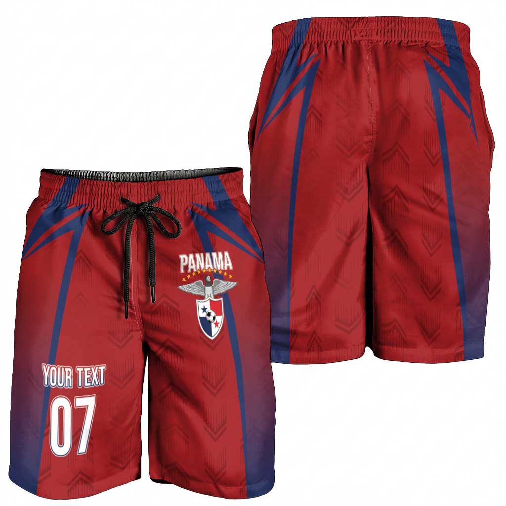 Afro-Panama Football 2026 Custom Shorts for Men La Marea Roja Making History - Wonder Print Shop